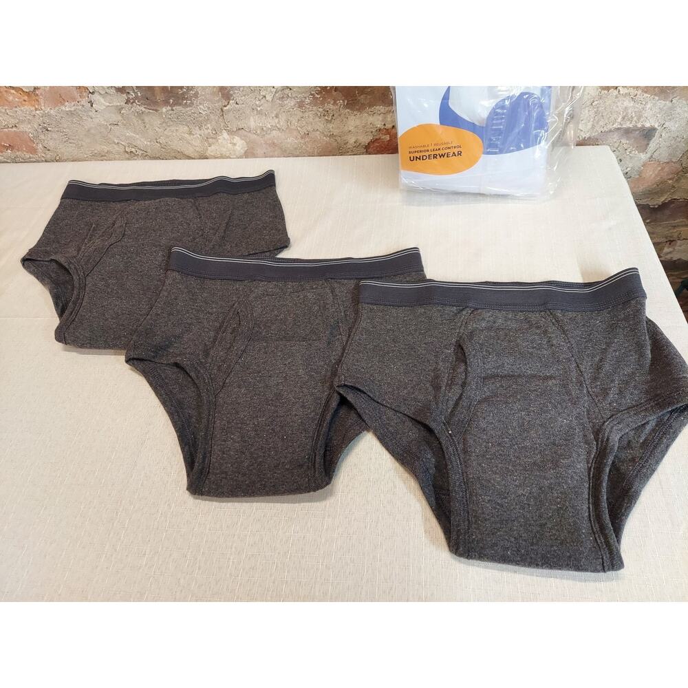 Wearever Mens Underwear Leak Control Washable Small S 30-32 Lot 3 Incontinence